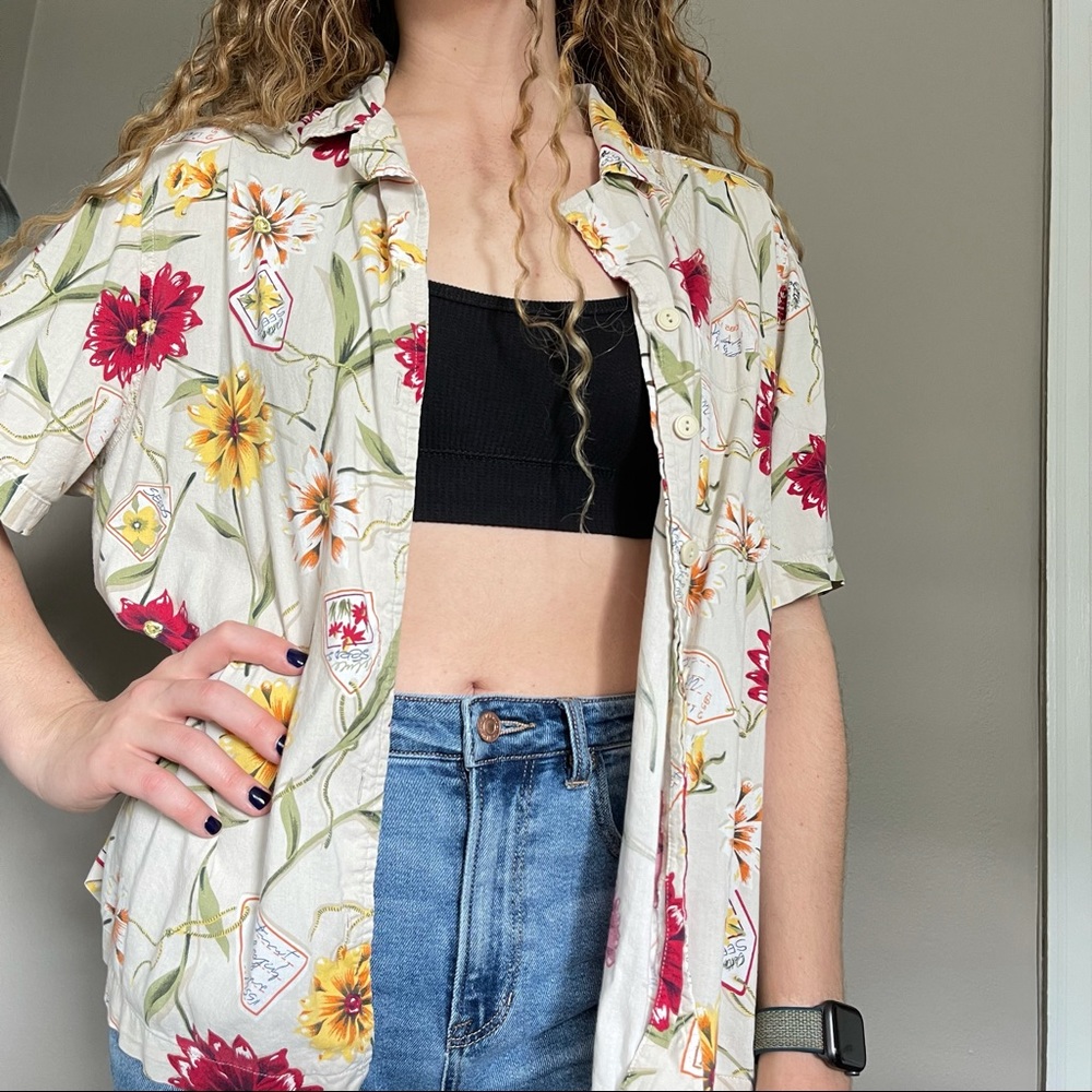 Vintage floral top